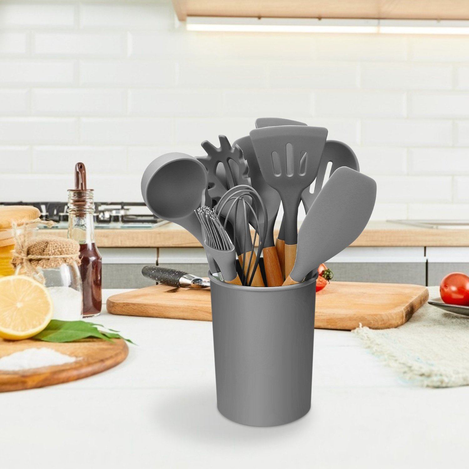 11 Piece Silicone Cooking Tool Set