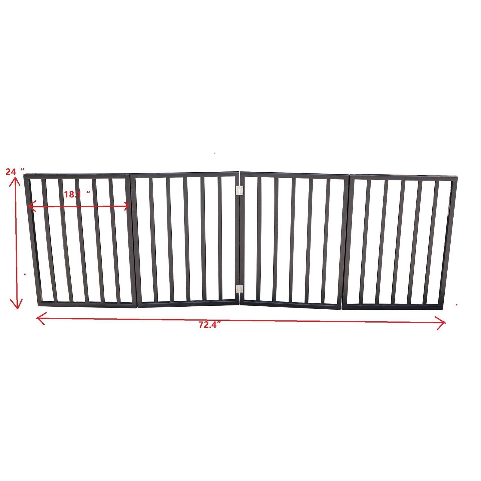 Pet Gate - Dog Gate For Doorways,Stairs Or House-standing, Folding - Image 4