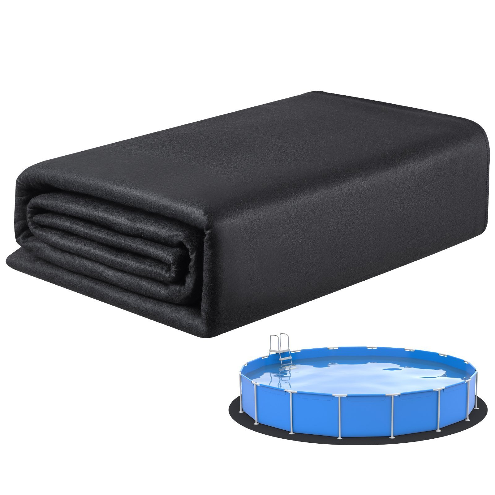 18ft Round Pool Liner Pad For Above Ground Pools Prevents Punctures Pool Mat