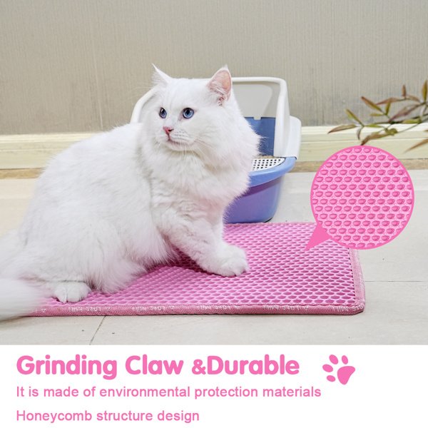 Double Layer Rice Shaped Cat Litter Pad - Image 3