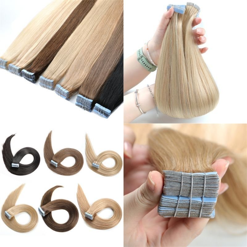 Platinum Blonde Human Hair Extension - Image 5