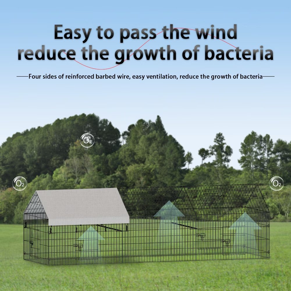 Poultry Farming Outdoor Metal Chicken Coop - Image 7