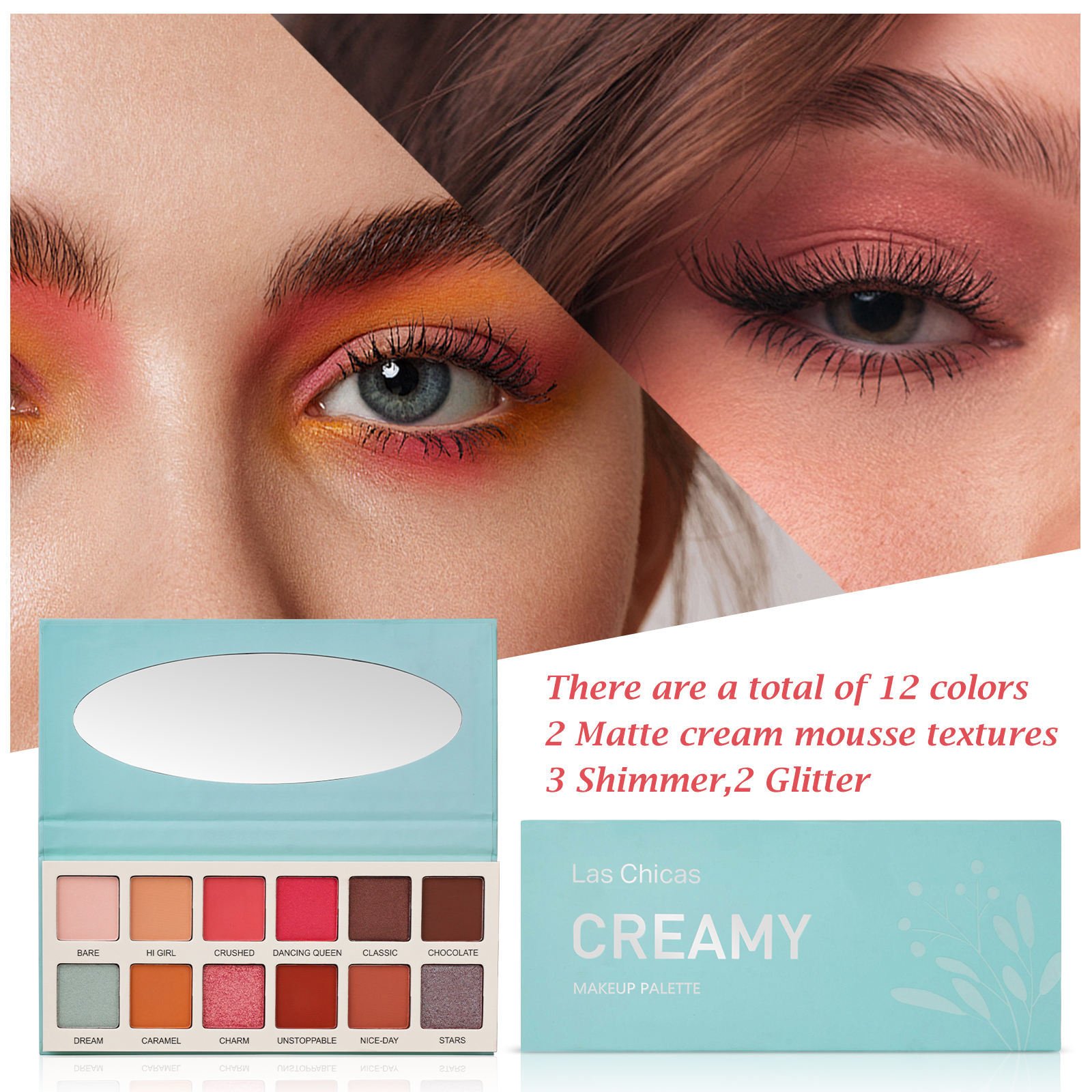 Las Chicas Multicolor Eyeshadow Palette - Image 3