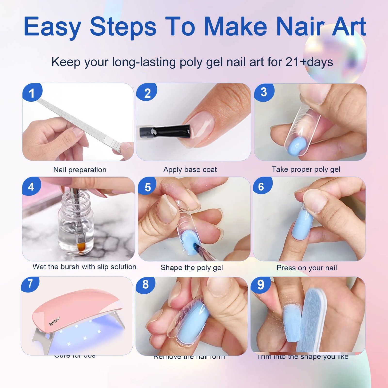 Poly Gel Nail Starter Kit - Image 3