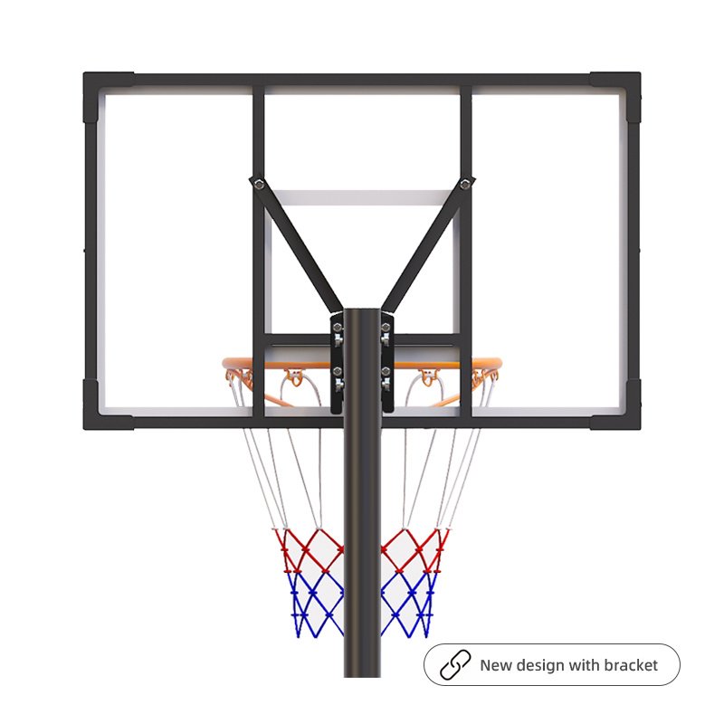 TotheCORE Basketball Stand 5.25-8.53 Ft Adjustable Portable Basketball Hoop & Goal With PC Backplate, Large Base And Wheels - Image 6