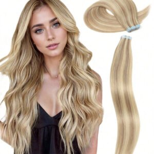 Platinum Blonde Human Hair Extension