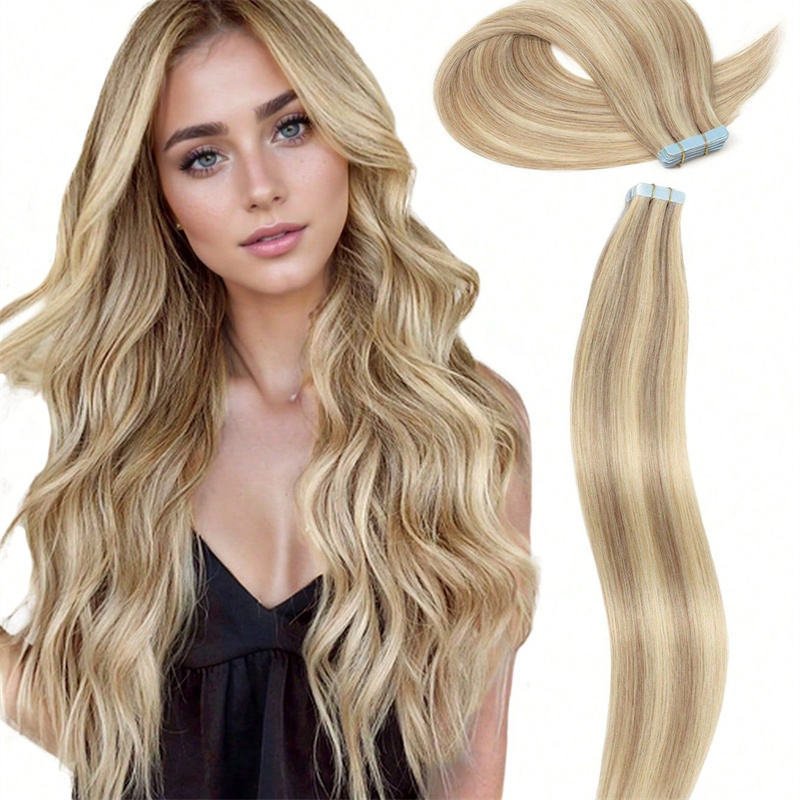 Platinum Blonde Human Hair Extension