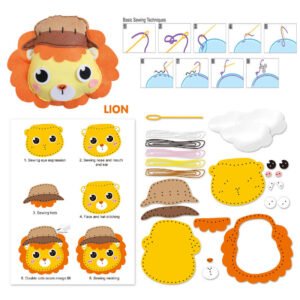 Lion Sewing Craft Kit Toy