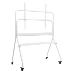 Rolling TV Stand, Mobile TV Cart For 35-100 Inch LED/LCD/OLED Flat/Curved TVs, Portable Monitor Stand With Wheels Hold Up To 198 Lbs For Living Room, Bedroom, Office, Outdoor, Max VESA 800x600mm