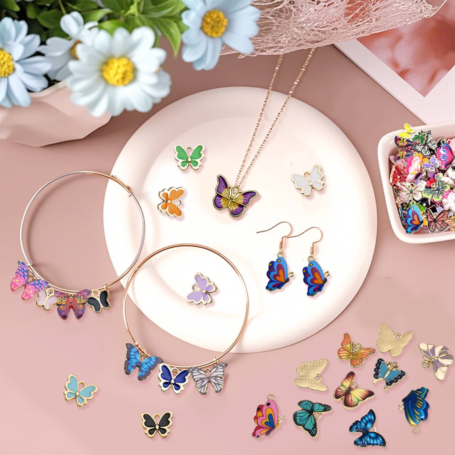 Butterfly Charms for Jewelry - Image 3