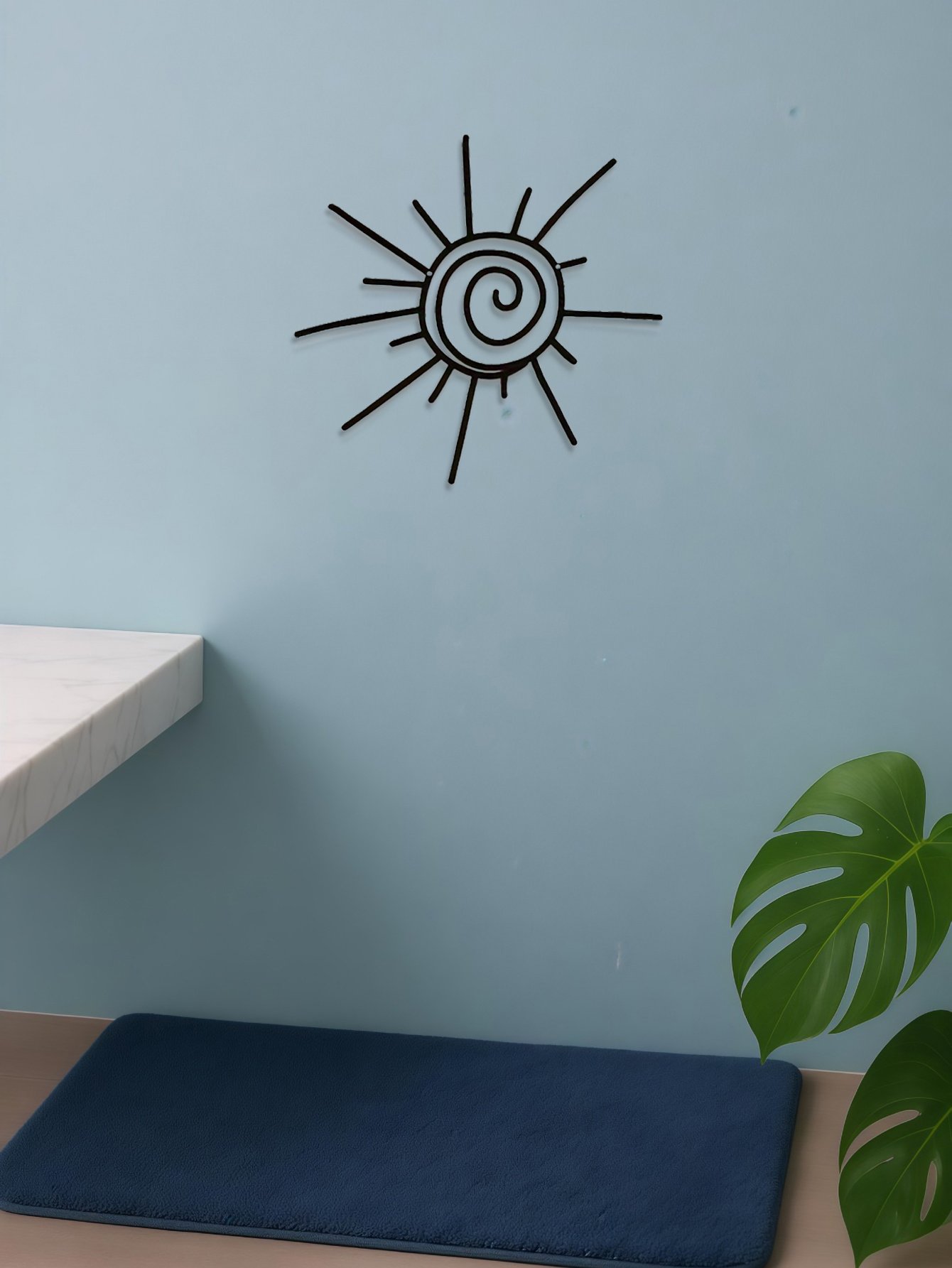 Showcase Your Style With This Sunburst Wall Art - Bohemian Handmade Metal Design - Image 5