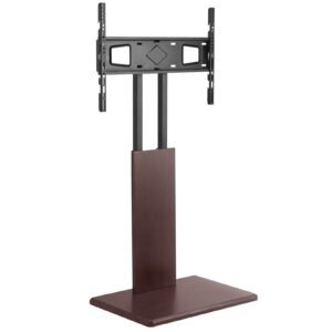 Universal TV Stand, Table Top TV Stand For 32-70 Inch Screens, Swivel And Height Adjustable TV Mount Stand Holds Up To 99 Lbs With Power Strip, For Living Room, Bedroom, MAX VESA 600 X 400 Mm