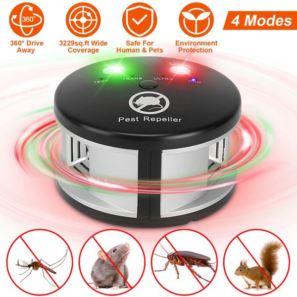 360 Degree Ultrasonic Pest Repellent, Electronic Plug-in Pest Control, Pursuer, Blocker - Image 9