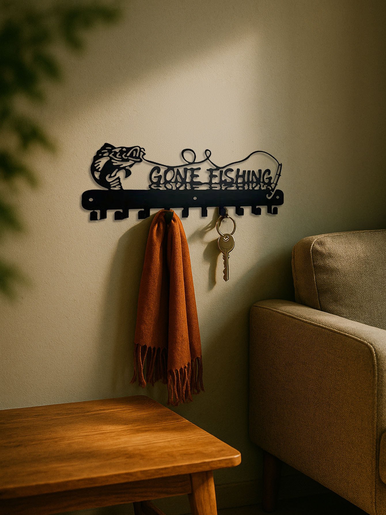 Black Metal Wall Hook Decor, Suitable For Organization, Tidy And Chic Space - Image 4