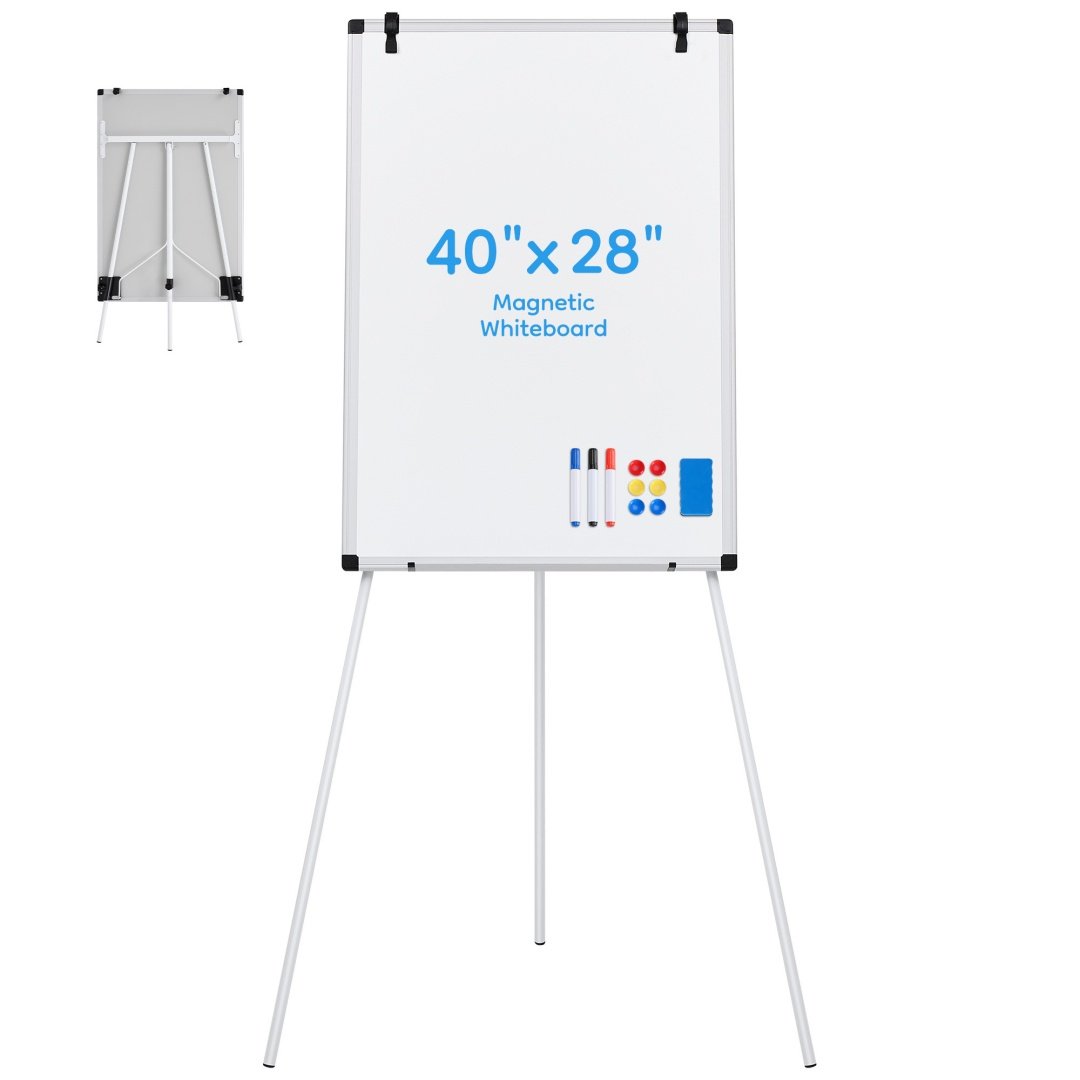 36x24 Magnetic Portable Whiteboard With Adjustable Tripod Easel For School, Home Office - Image 5