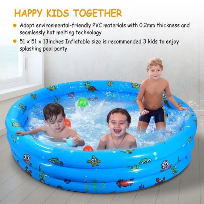 Foldable Inflatable Home Swimming Pool - Image 3