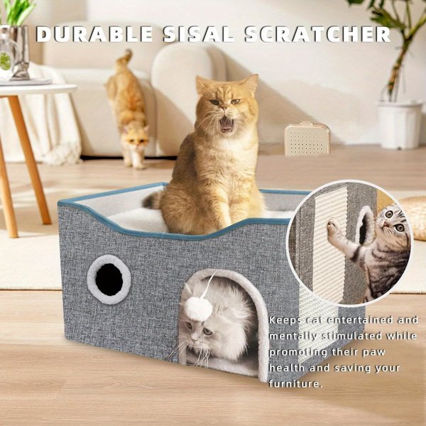 Super Wide Cat House For Indoor Cats, Amazon Logistics, And Wal Mart Platform - Image 5