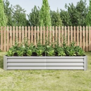 Raised Garden Bed Outdoor, 6x3x1ft , Metal Raised Rectangle Planter Beds For Plants, Vegetables, And Flowers