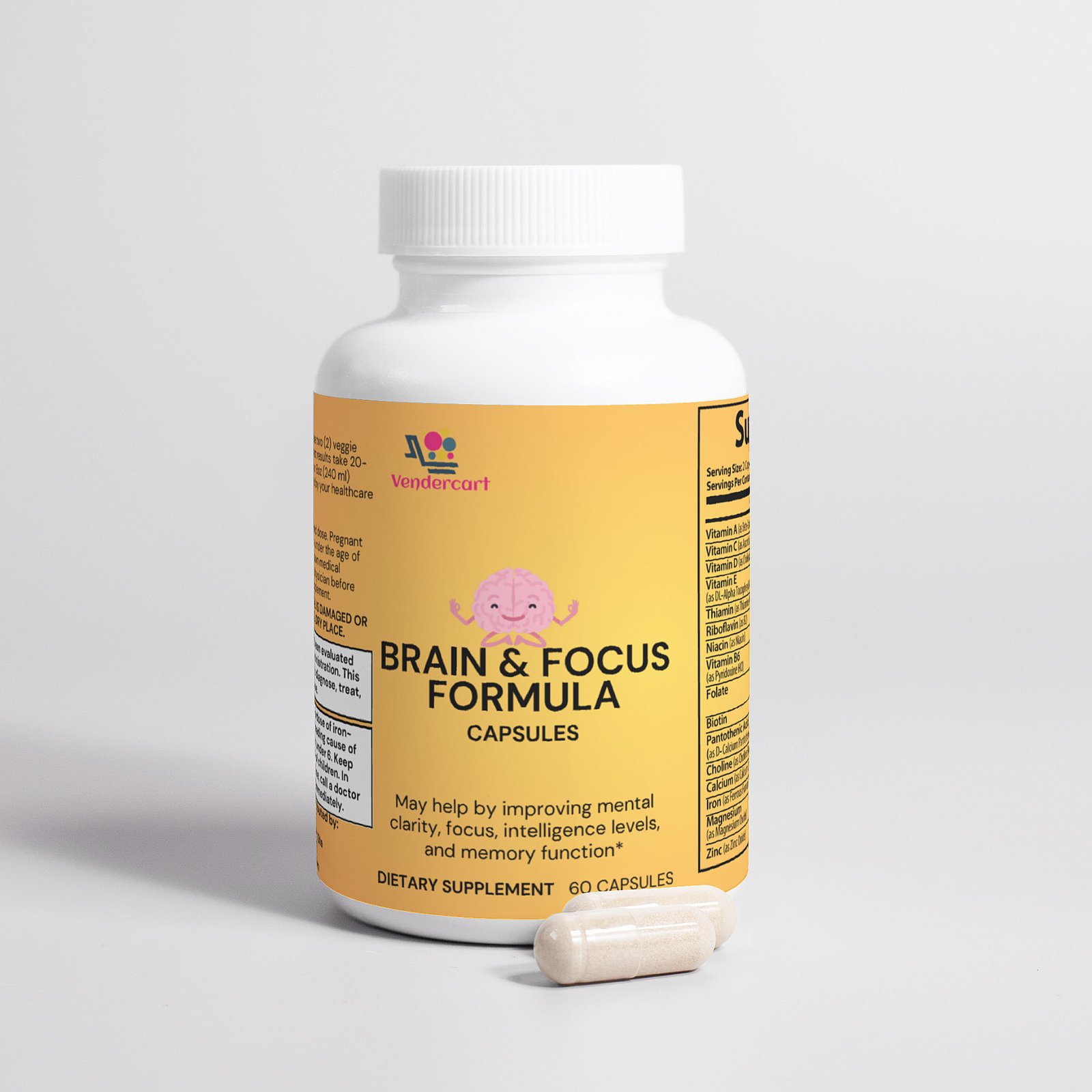Brain Focus Nootropic Formula