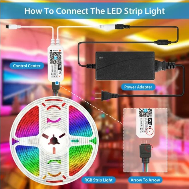 Color Changing WiFi Smart LED Light Strip - Image 4