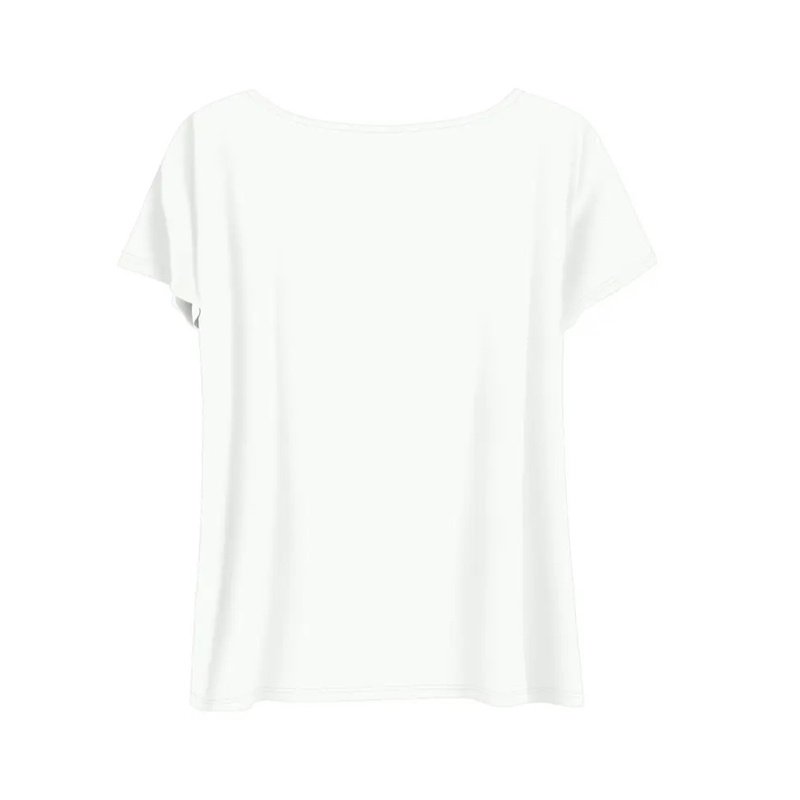 Women's Round Neck Short Sleeve T-Shirt With Letter Print, Casual Summer Top - Image 2