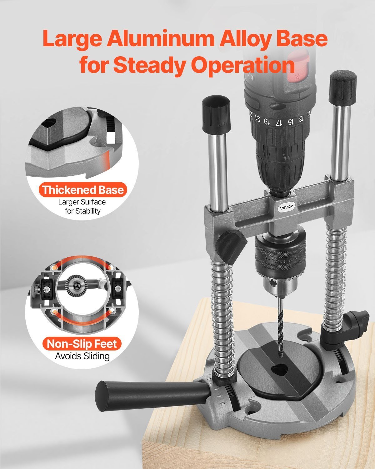 Drill Guide Multi-Angle Press Portable Precision Drilling Guide Jig Attachment - Image 3