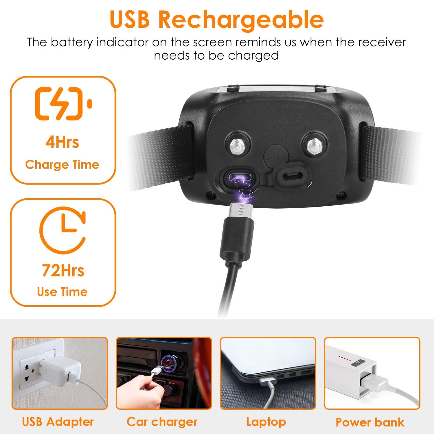 2 In 1 Dog GPS Fence Tracker Wireless GPS Dog Fence GPS Dog Collar With 32-2887FT Radius IPX6 Waterproof For Small Medium Large Dogs - Image 5