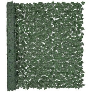 Ivy Privacy Fence, 59 X 98 In Artificial Green Wall Screen, Greenery Ivy Fence With Strengthened Joint, Faux Hedges Vine Leaf Decoration For Outdoor Garden, Yard, Balcony, Patio Decor