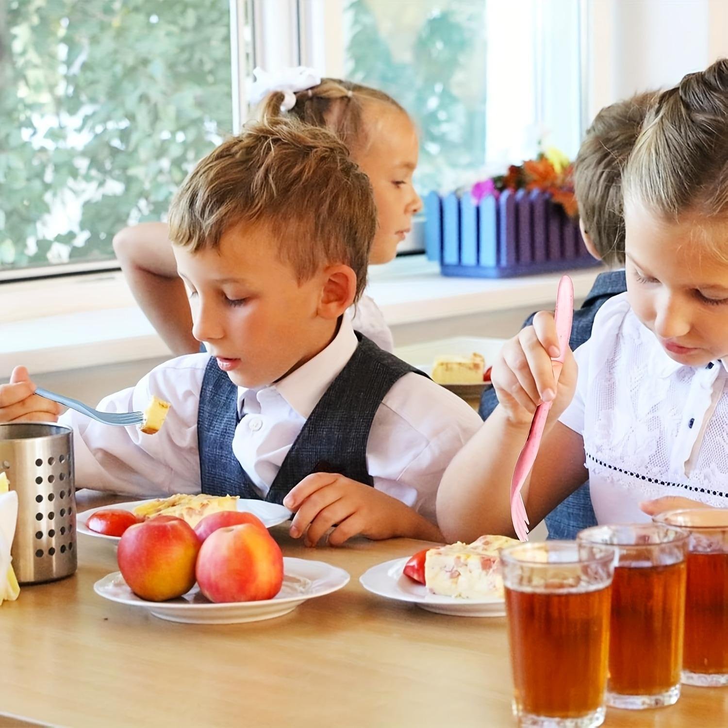 Sustainable Diet 4-Piece Eco-Friendly Cutlery Set Biodegradable Reusable - Image 8