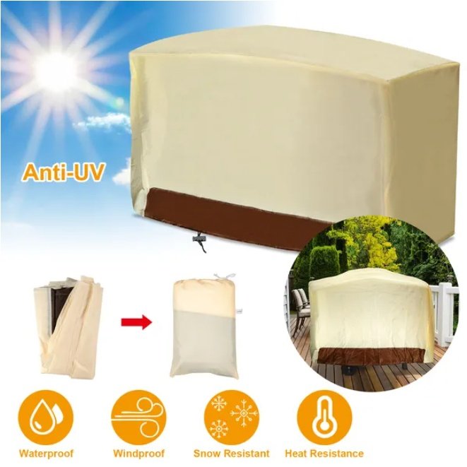 210D Waterproof Outdoor Barbecue Grill Cover - Image 2