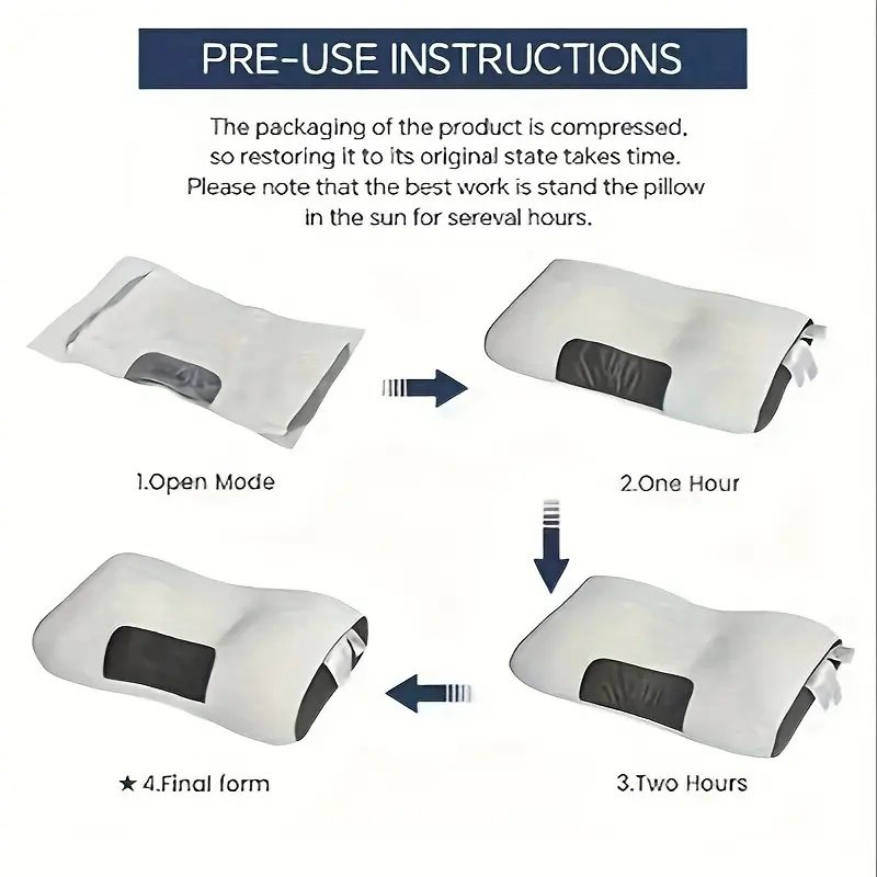 2pack YBZ 3D Knitted Cotton Massage Pillow - Image 5