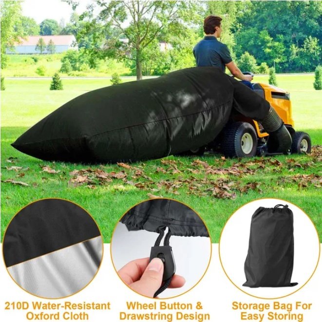 Lawn Tractor Leaf Bag 54 Cubic Feet Standard Garden Waste Bag With 112in Opening - Image 4