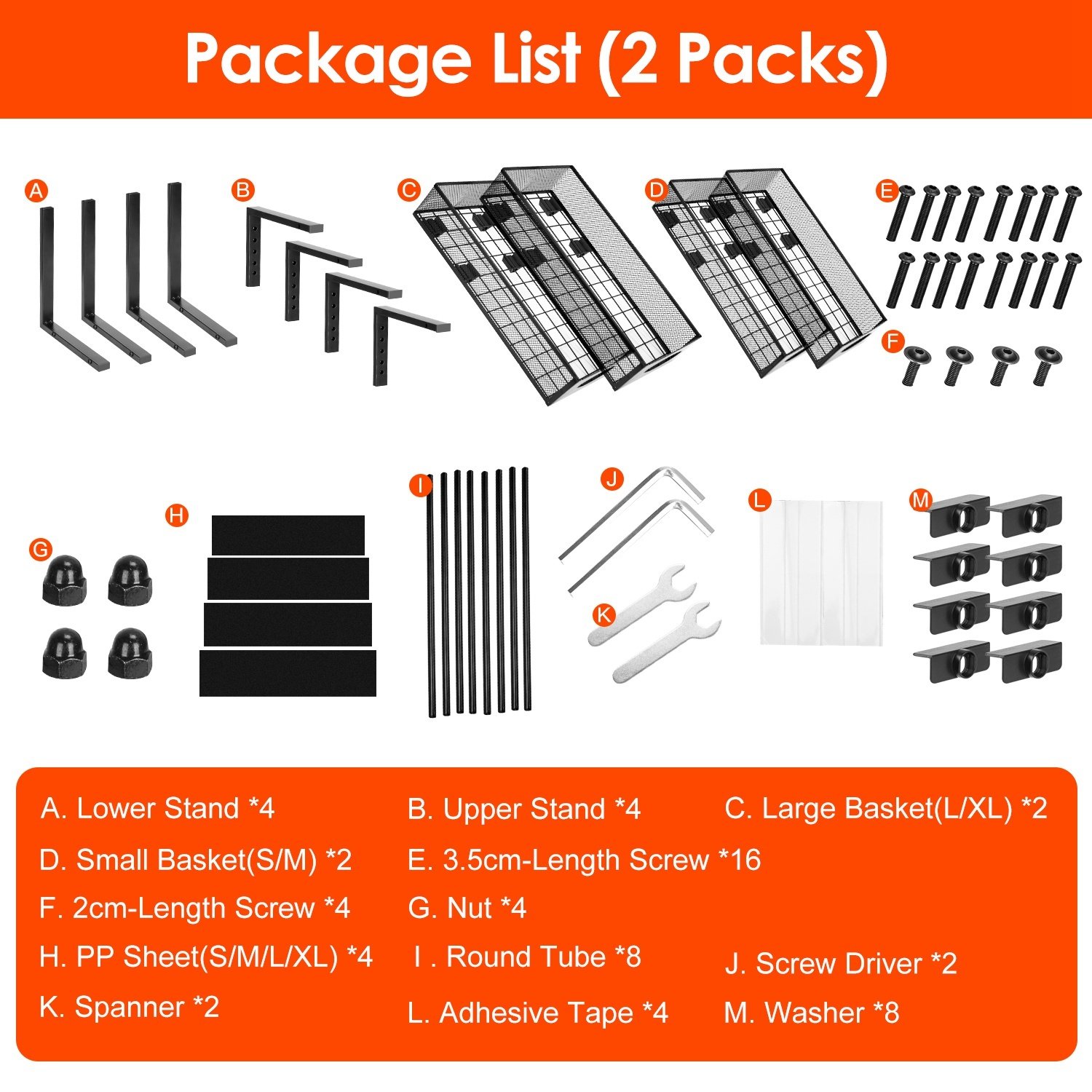 2Pcs Under Sink Organizer 2 Tier Pull Out Cabinet Baskets Storage Shelf Sliding Storage Drawers Rack With 5 Adjustable Height Mesh Baskets For Home Kitchen Bathroom Office - Image 4