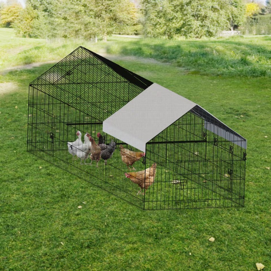 Poultry Farming Outdoor Metal Chicken Coop