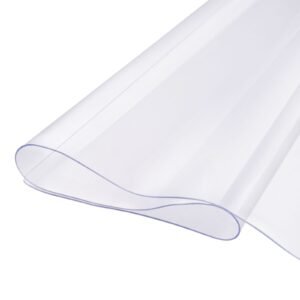 PVC Table Protector 24x48 Inch Clear Plastic Desk Protector 2.0mm Thick