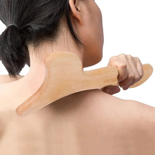 Wood Therapy Massage Tool Lymphatic Drainage Paddle Wooden
