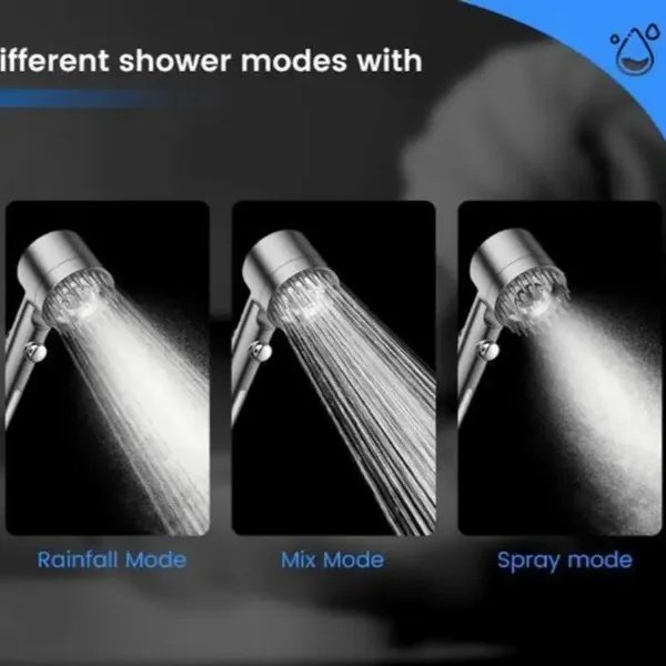High Pressure Shower Head With Handheld And Filter - Image 5