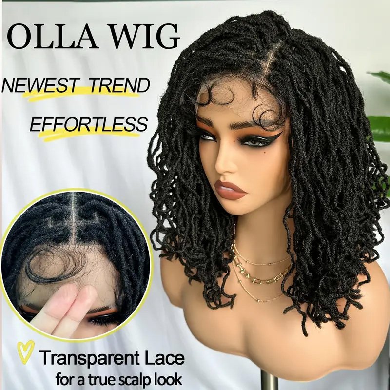 Synthetic Lace Front Braided Wig - Image 4