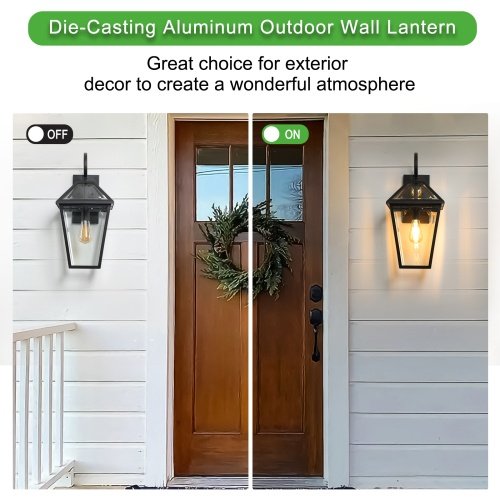 Modern Outdoor Waterproof Wall Lights Support Many Types Of Bulb-2 Packs Unavailable Platform- Temu - Image 8