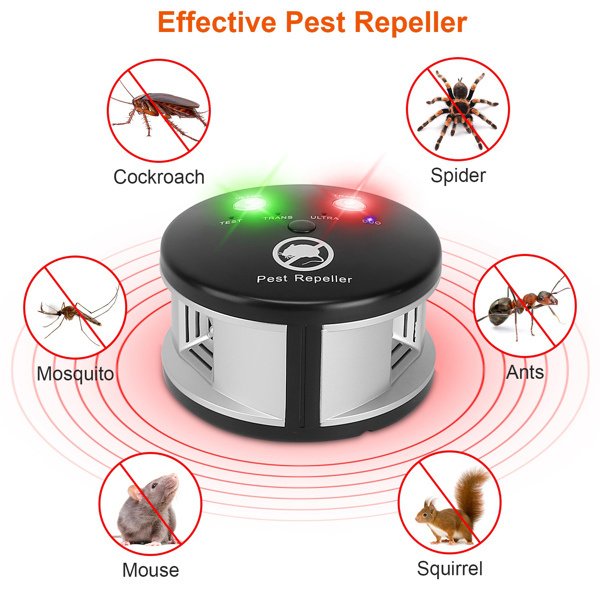 360 Degree Ultrasonic Pest Repellent, Electronic Plug-in Pest Control, Pursuer, Blocker - Image 2