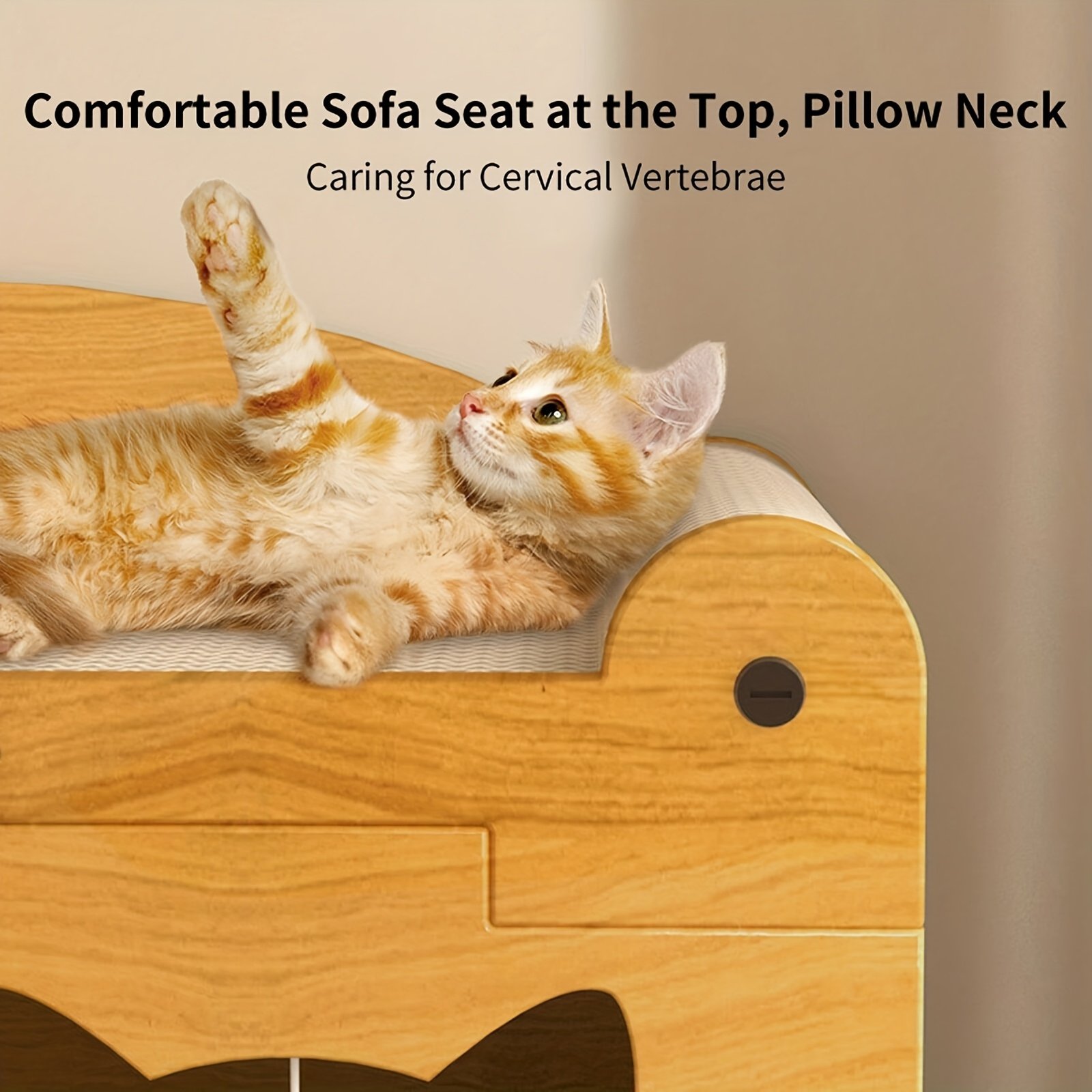 Wooden Cat House - Image 3