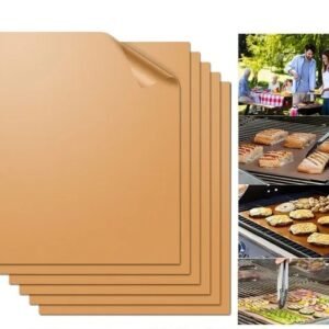 Copper Grill And Baking Mats - 5 Pack