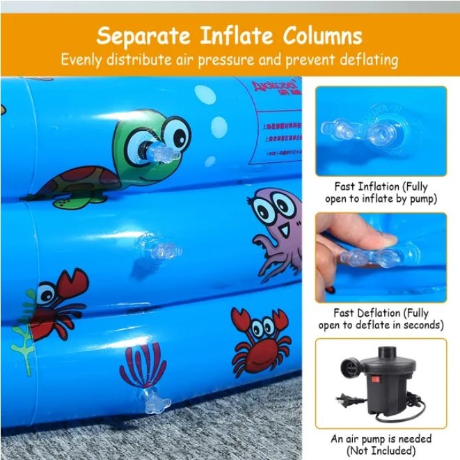 Foldable Inflatable Home Swimming Pool - Image 4