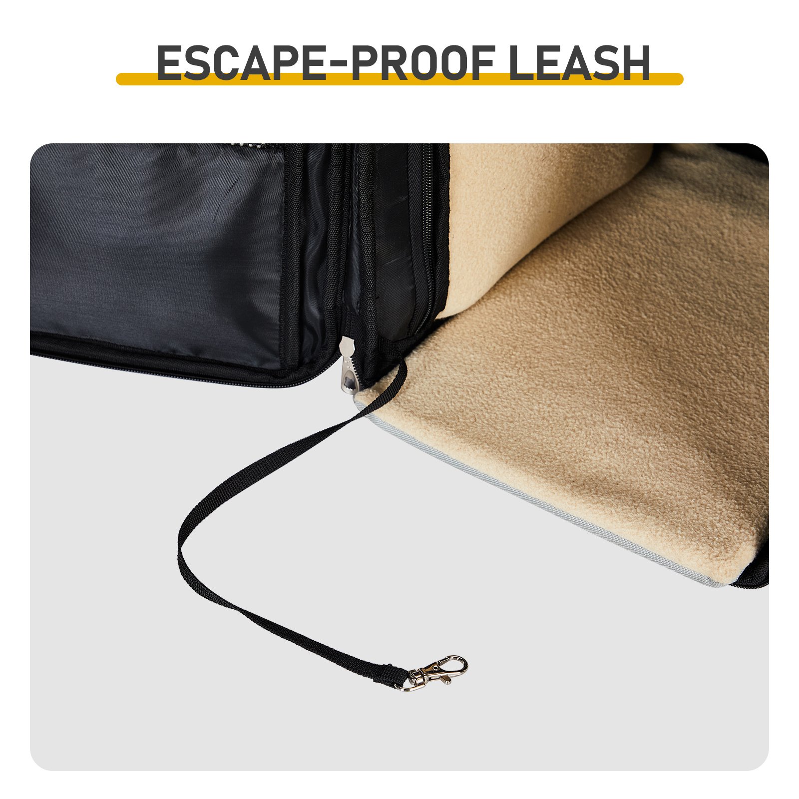 Pet Carrier Backpack, Expandable Cat Dog Carrier With Back Extension, Breathable Mesh Travel Backpack For Small Dogs Cats, Soft-Sided Pet Backpack Holds Up To 26 Lbs - Image 9