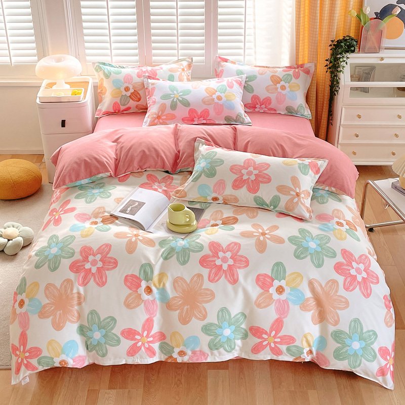 3 Piece Spring Floral Duvet Cover Set For Women Adults Home Bedroom Flowers Bedding Set With 2 Pillowcases Twin Full Queen King Size - Image 6