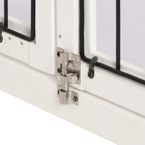 Small Kennel End Table With Two Open Sides And Lockable Door - Image 4