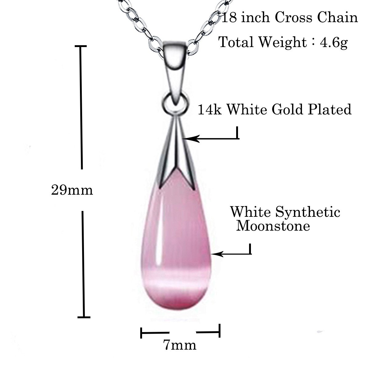 Water Drop Pendant Jewelry Set - Image 4