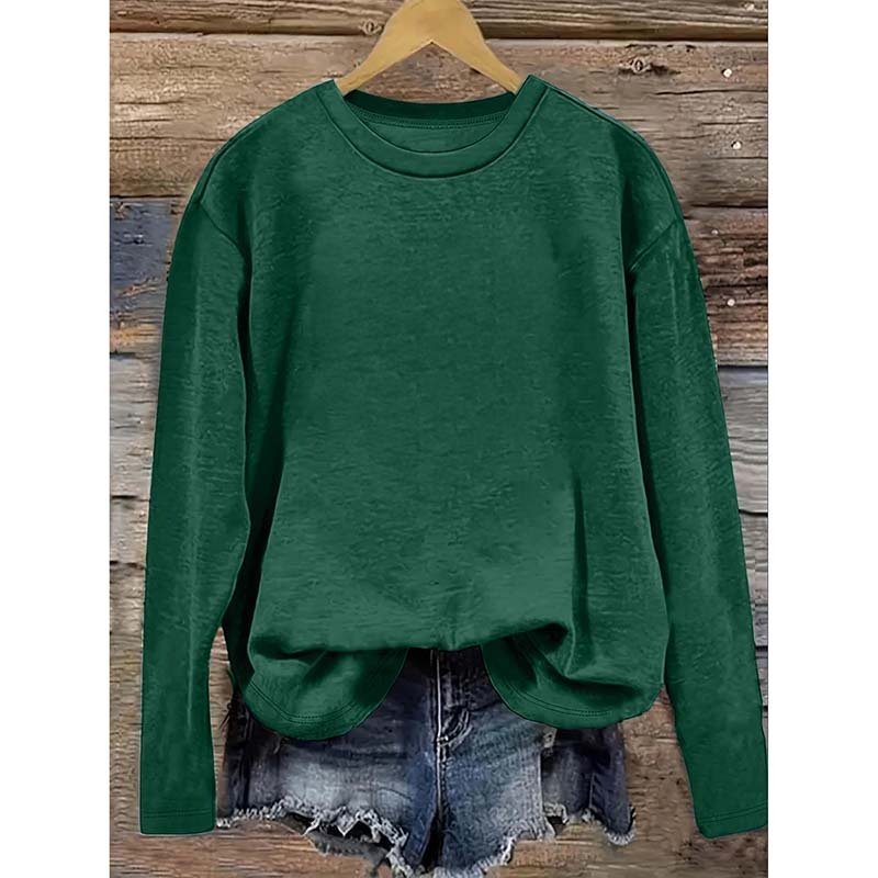 Womens 5 Packs Long Sleeve Crew Neck Shirts Fall Tops Clothes Outfits 2025 Basic Tee - Image 9