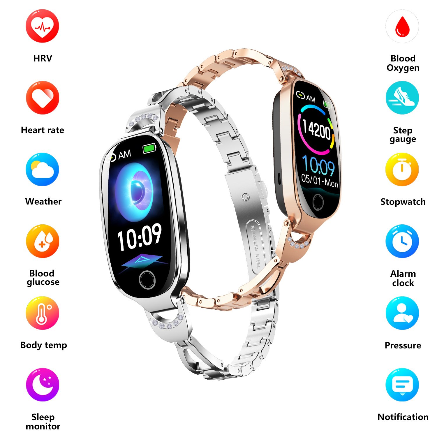 Waterproof Smartwatch with Health Monitoring - Image 2