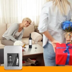 3Pcs Corkscrew Bottle Opener Set Tool Foil Cutter Drip Collar